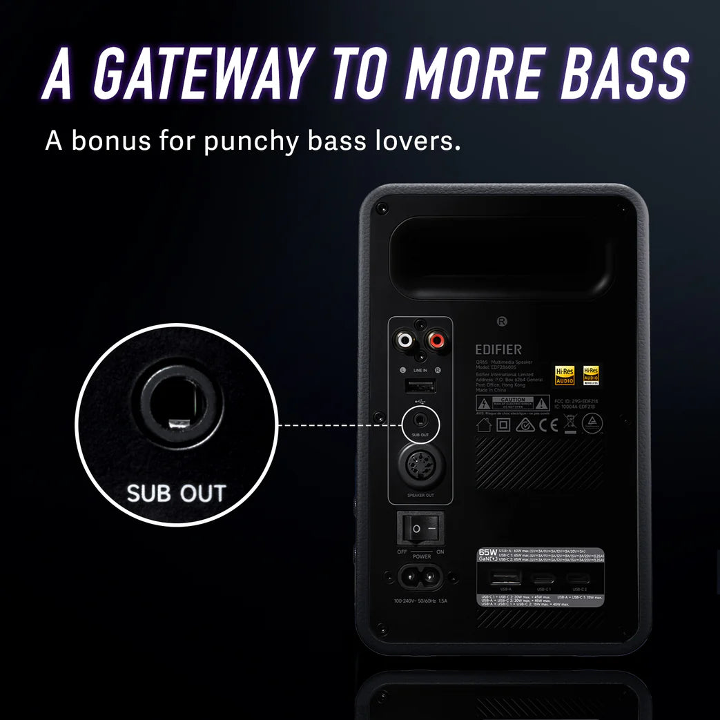 QR65 Multimedia Speaker System