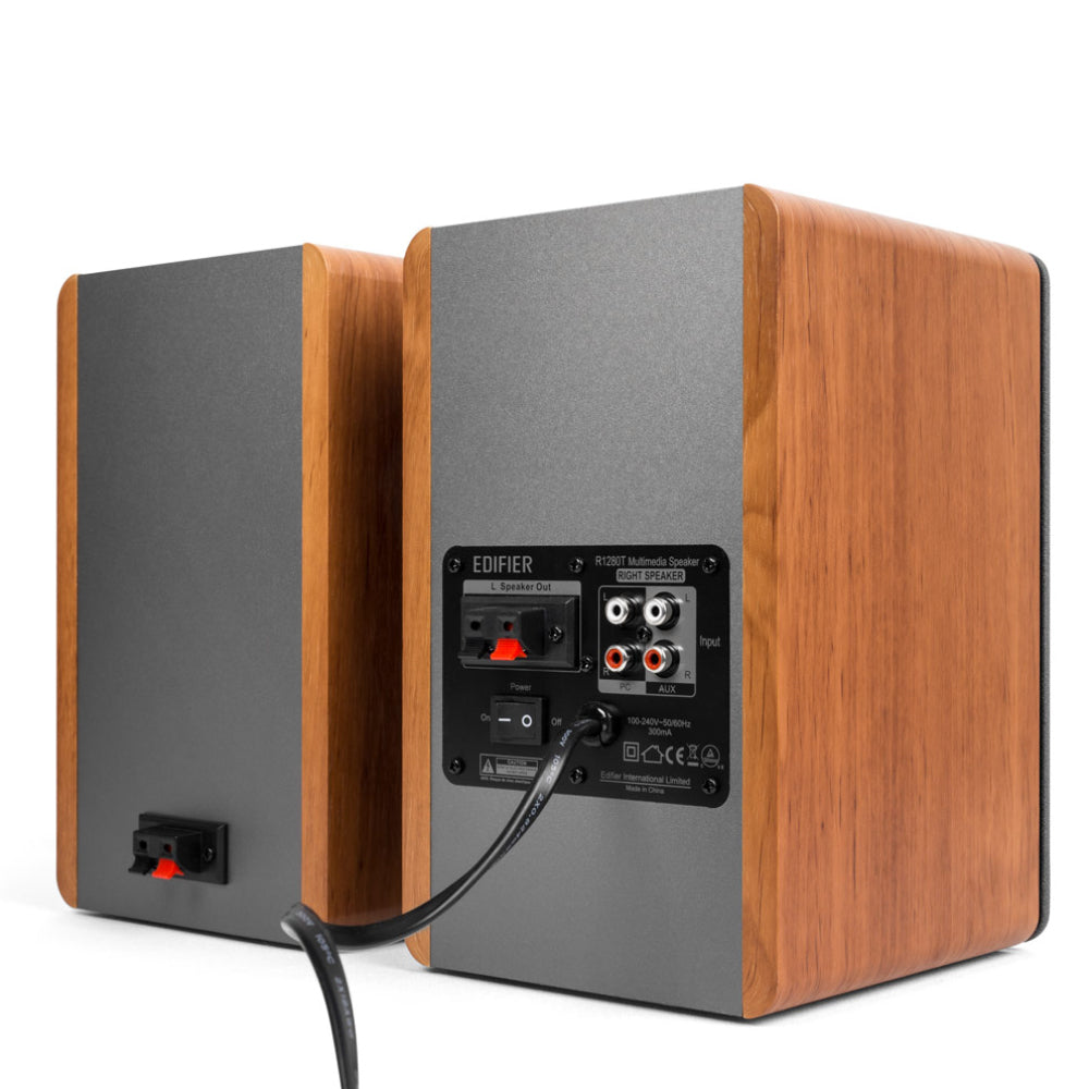 Edifier R1280T Powered Bookshelf Speakers, 2.0 Active Monitor Speaker System