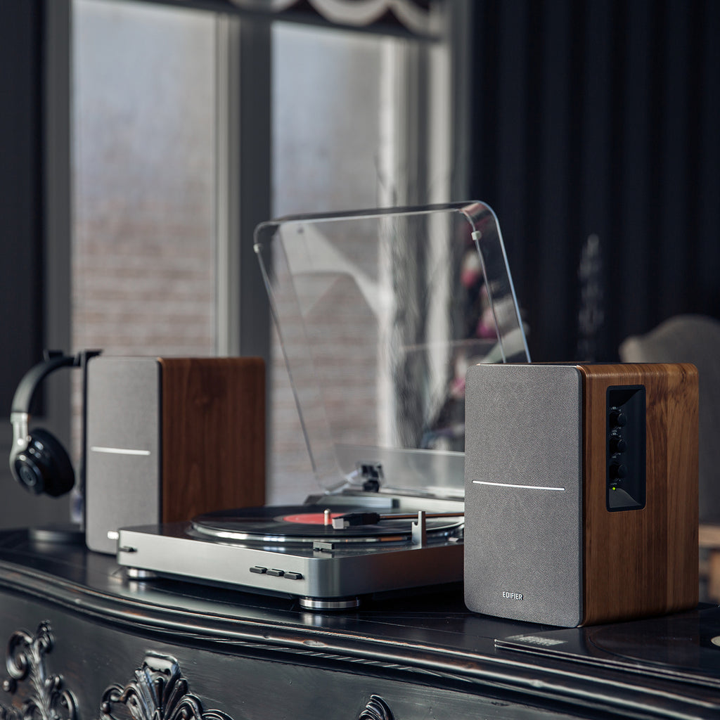 Edifier R1280T Powered Bookshelf Speakers, 2.0 Active Monitor Speaker System