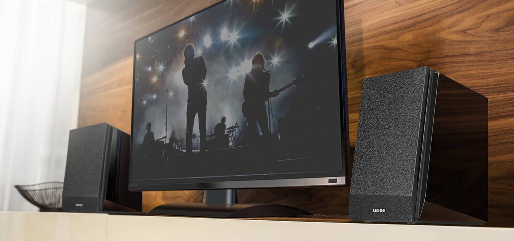 Edifier R1850DB Powered Bookshelf Speaker - Bluetooth, Optical, Subwoofer Out