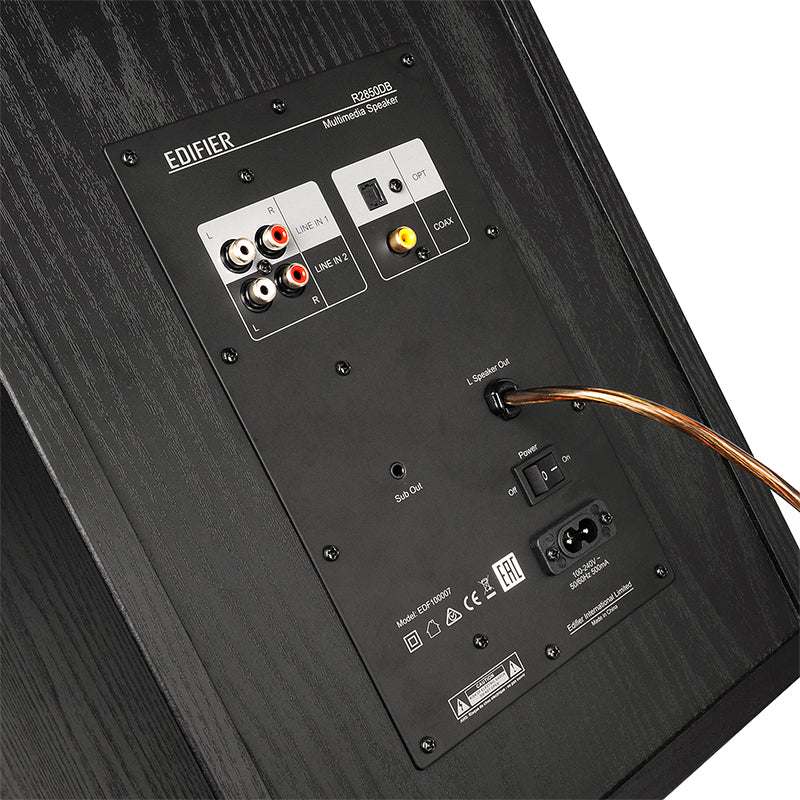 Edifier R2850DB 3-Way Active Speakers with Sub-out, Black ‚(Pair)