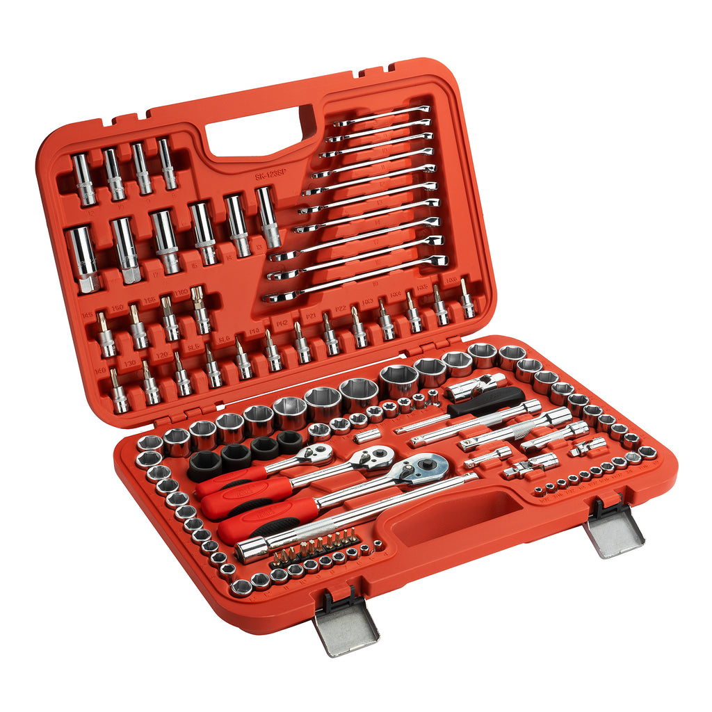 Jetech Socket Wrench Set, Metric and SAE, 123PCS