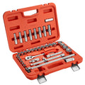 Jetech 1/2 Inch Drive Socket Set (8mm - 32mm), Metric, 37PCS