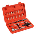 Jetech 1/4 Inch Drive Socket Set (4mm - 14mm), Metric, 41PCS