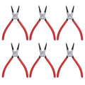 Jetech 7 Inch Bent Internal Snap Ring Pliers, 6 Pack