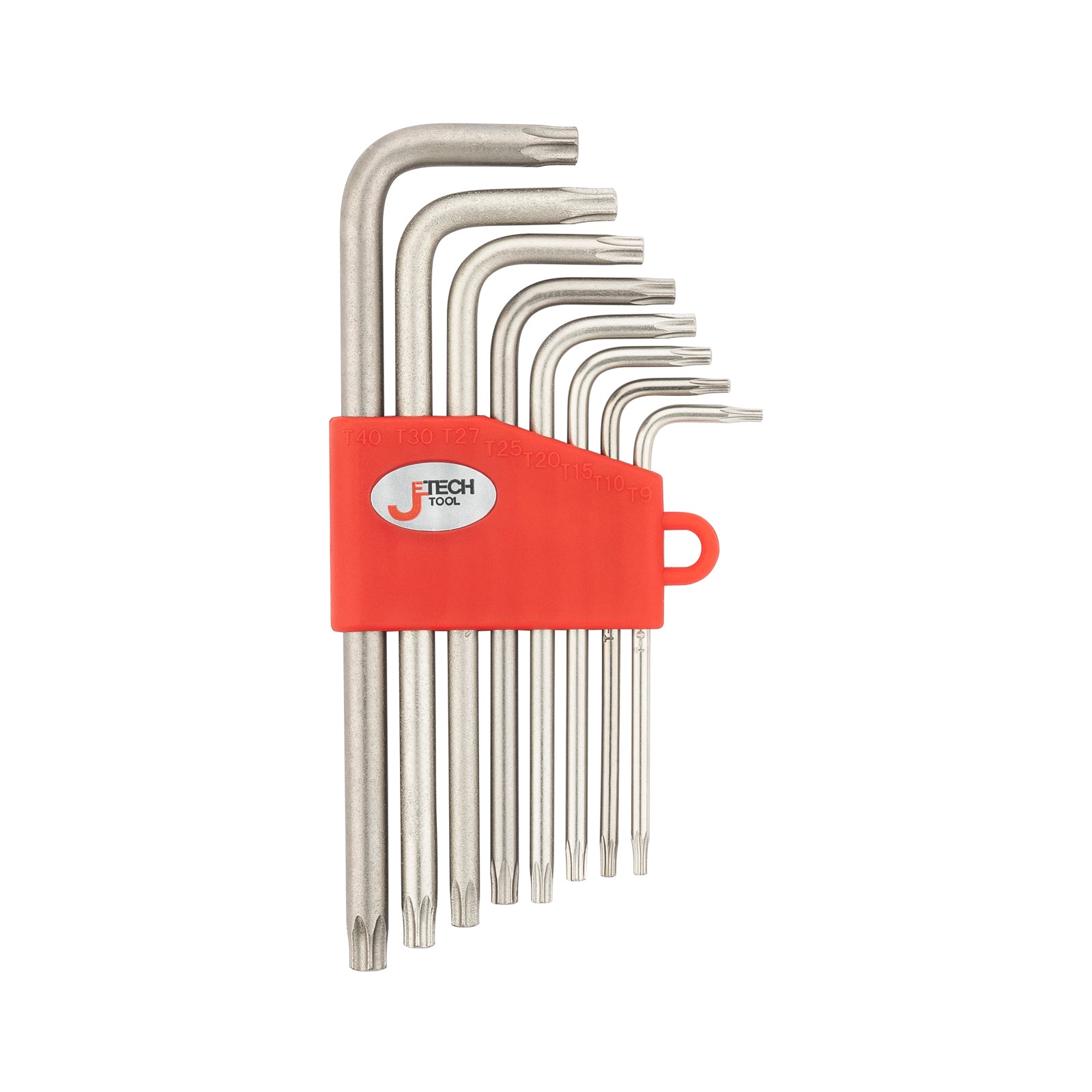 Jetech Long Arm Tamper-Resistant Star Torx Key Wrench Set (TT9-TT40), 8PCS