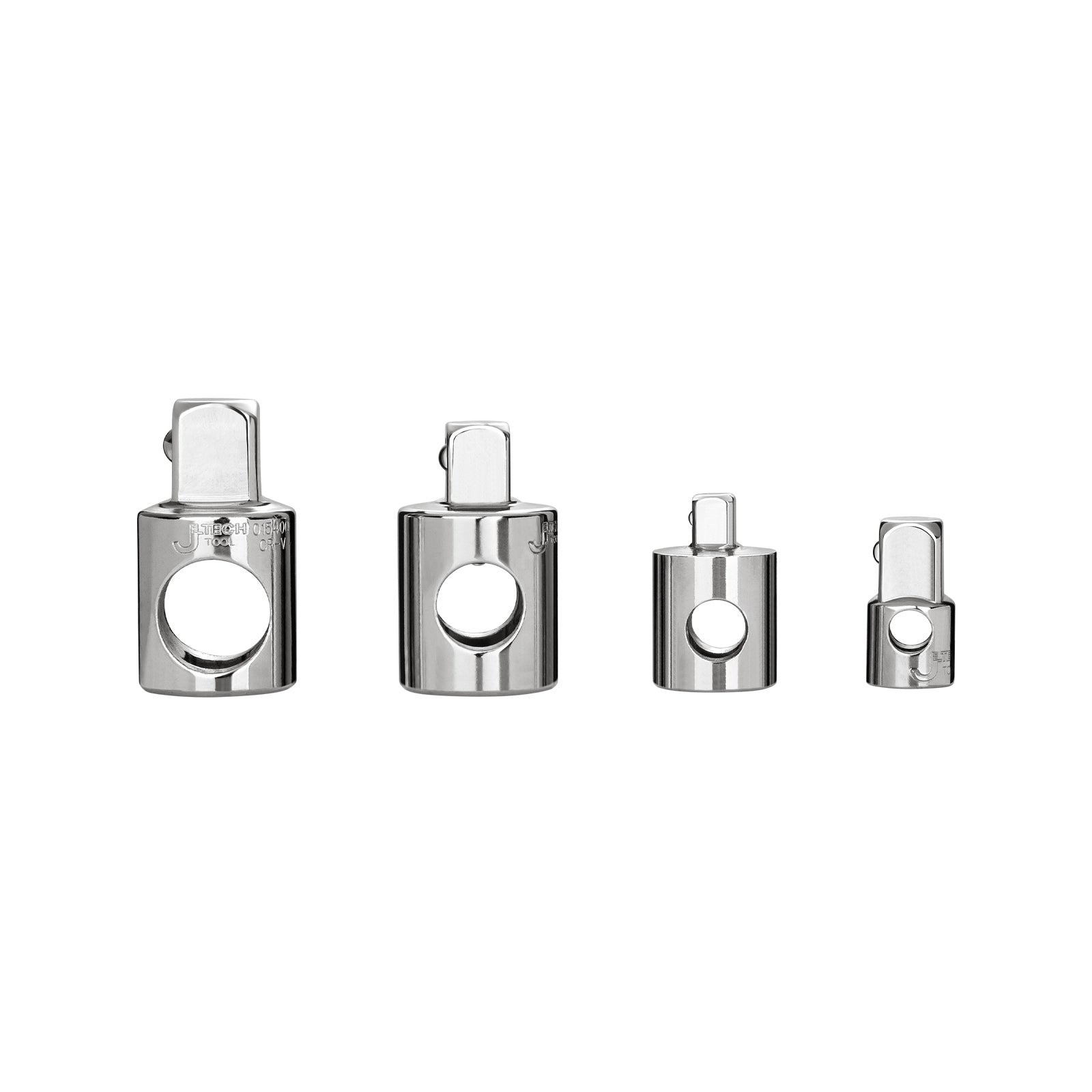 Jetech Socket Adapter and Reducer Set (1/4in, 3/8in, 1/2in), 4PCS