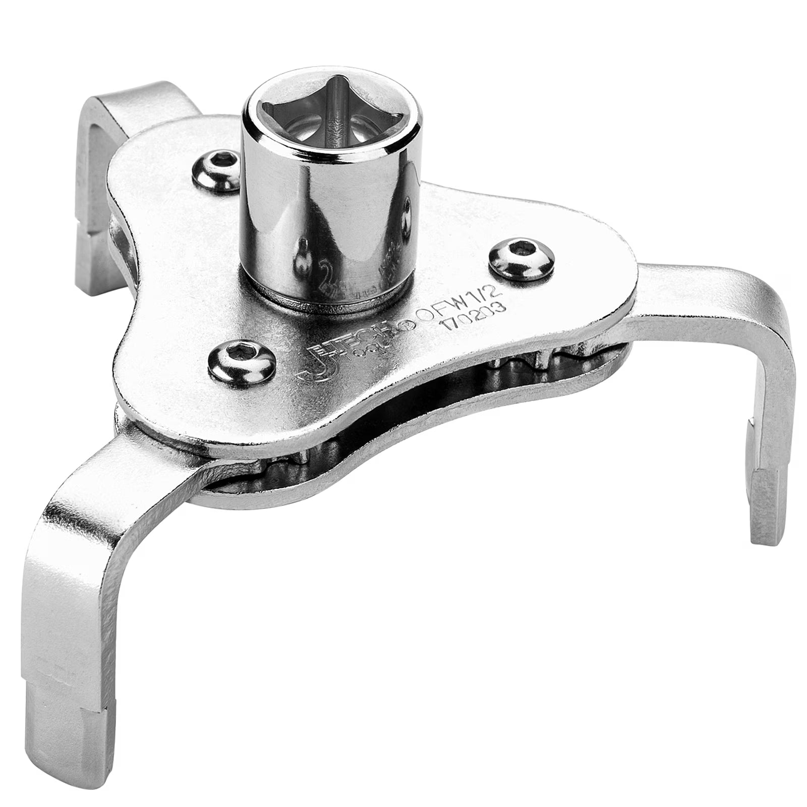 Jetech 3-Jaw Adjustable Oil Filter Wrench for 63mm-102mm Oil Filter