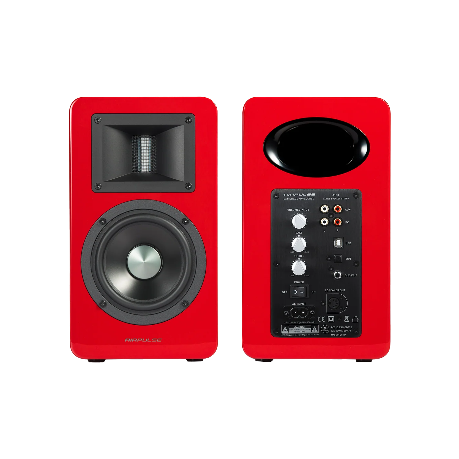 AirPulse A100 Hi-Res Audio Certified Active Speaker System