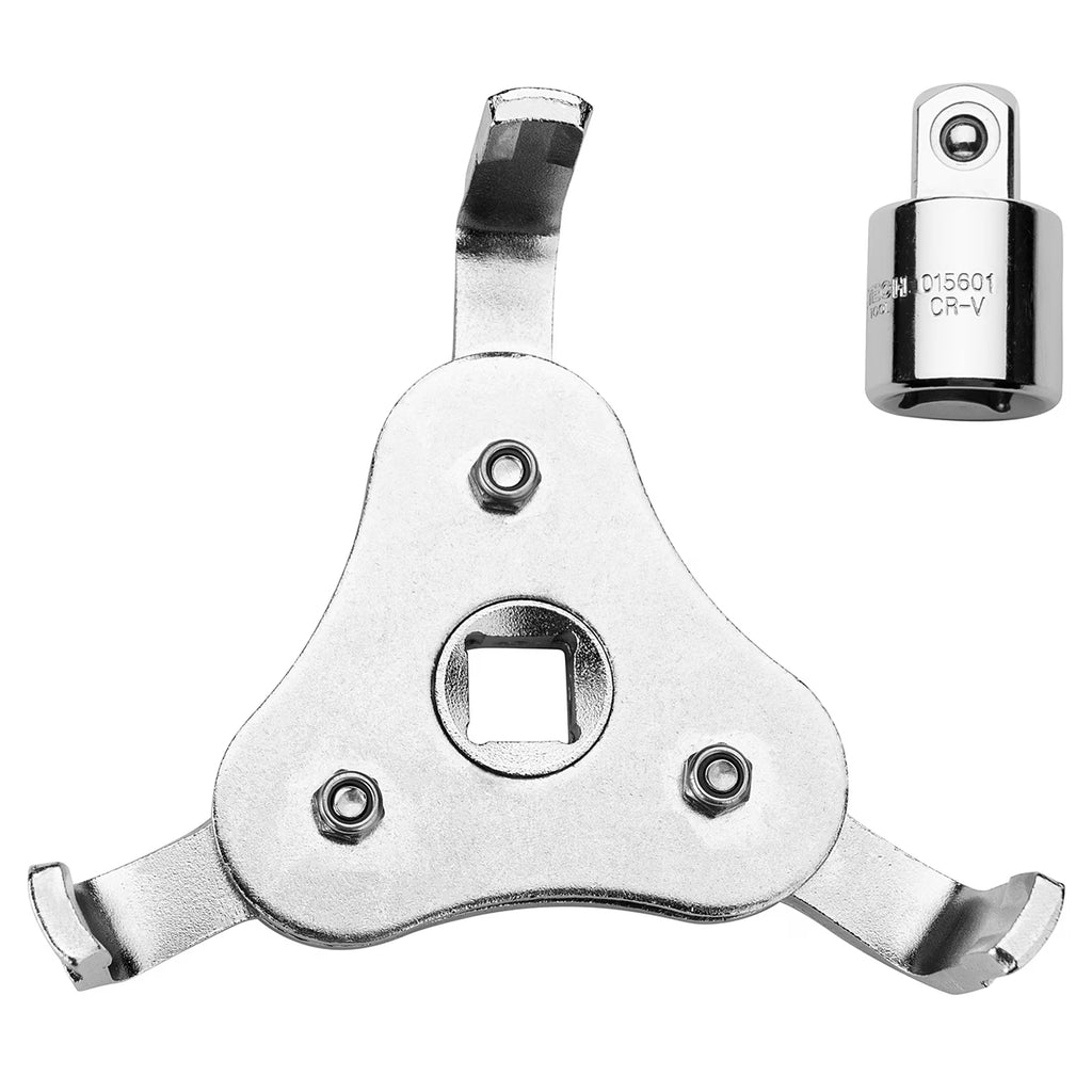 Jetech 3-Jaw Adjustable Oil Filter Wrench for 63mm-102mm Oil Filter