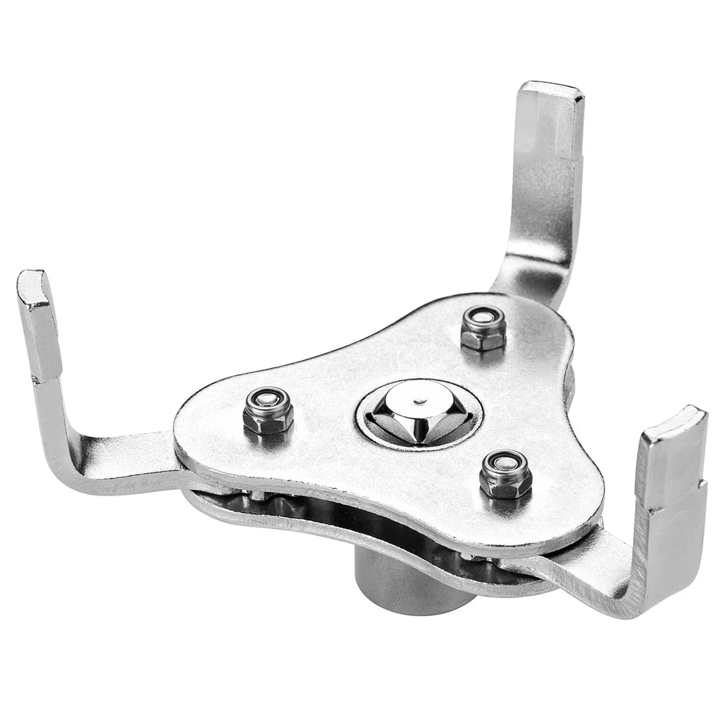 Jetech 3-Jaw Adjustable Oil Filter Wrench for 63mm-102mm Oil Filter