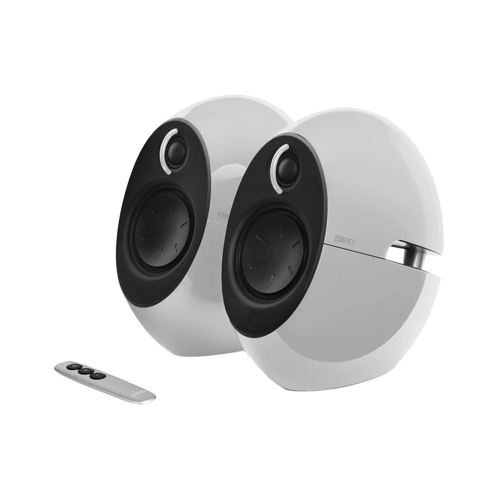 Edifier e25 Luna Eclipse Bluetooth 2.0 Speaker Set with Bass Radiators - White