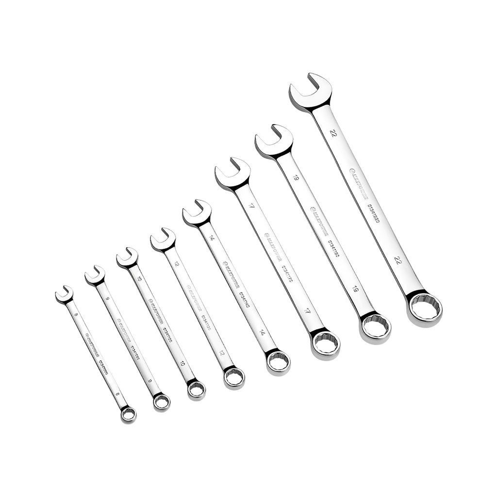 MAXPOWER 8-piece Metric Combination Wrench Set