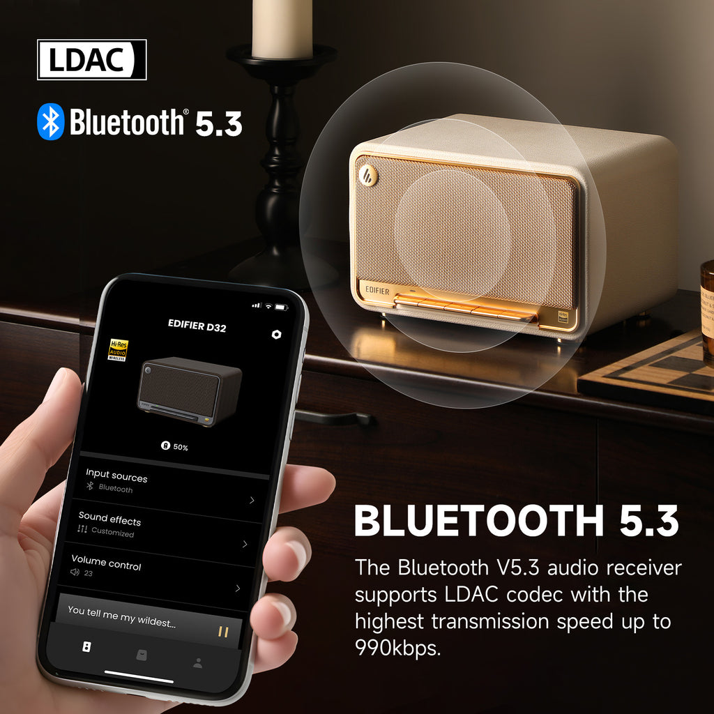 Edifier D32 Tabletop Wireless Bluetooth Speaker
